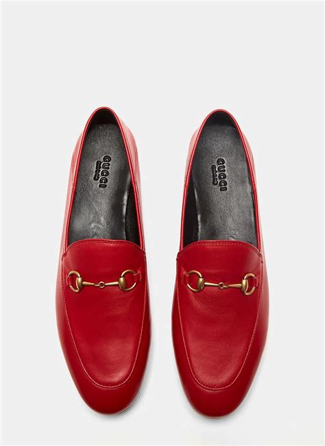 used red gucci lofers|Gucci loafers for women.